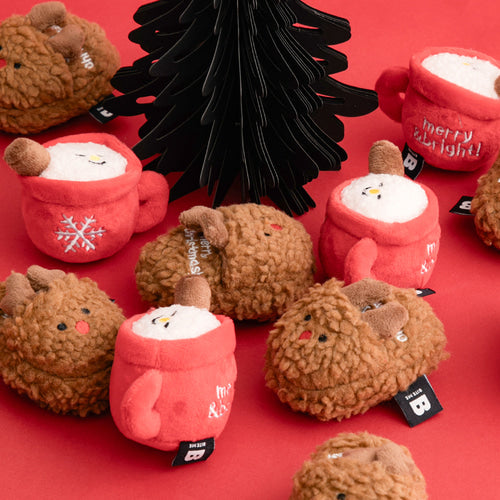BITE ME - Christmas Friends Toy - Hot chocolate & Slipper