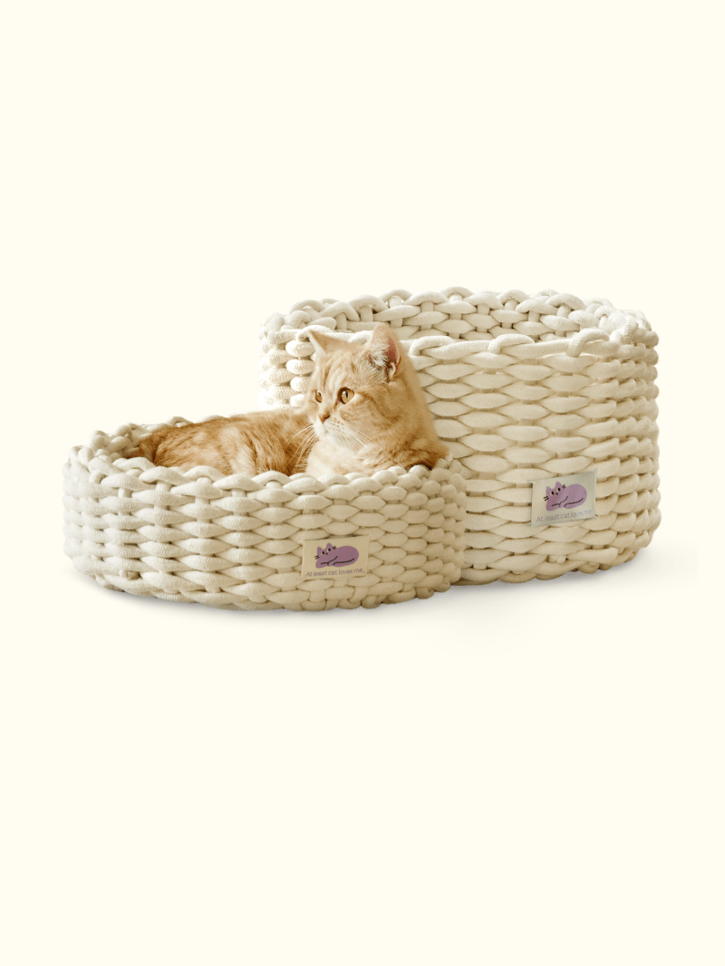 FIDOTAIL - Cat woven basket