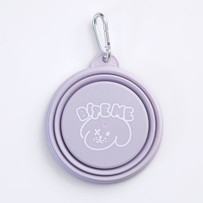 *In stock* BITE ME - NEW Foldable Travel Bowl - pastel (4 colors) 