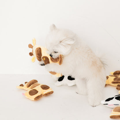 BITE ME - Stubby Friends Toy - Giraffe / Cow 