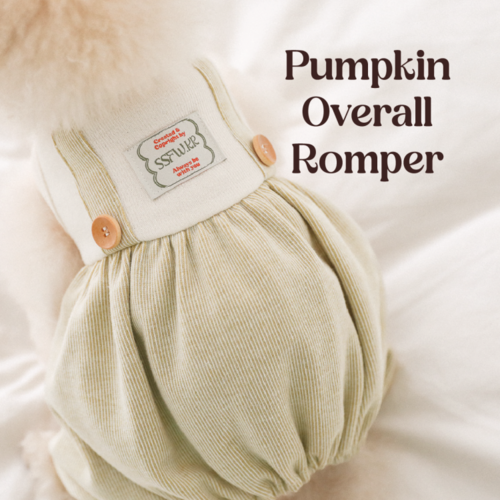 SSFW - Pumpkin Overall Romper (3 colors)