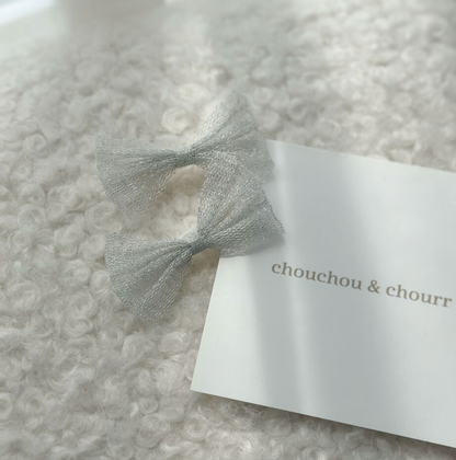CHOUCHOU&amp;CHOURR - GLITTER RIBBON PIN