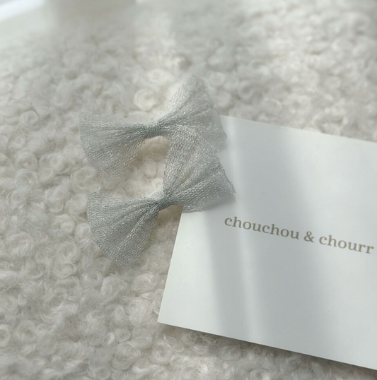 CHOUCHOU&CHOURR - GLITTER RIBBON PIN