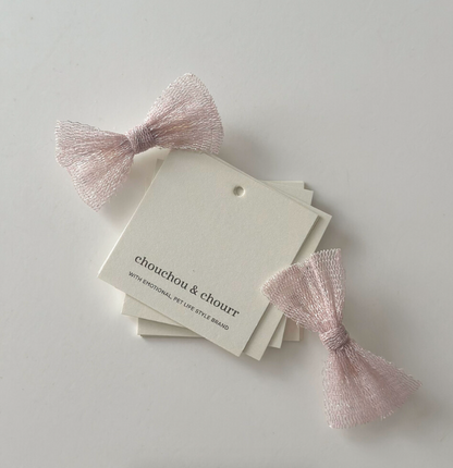 CHOUCHOU&amp;CHOURR - GLITTER RIBBON PIN