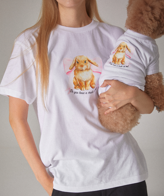 THESALLYSLAW - LOVE BUNNY T SHIRTS