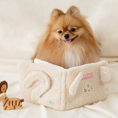 BonBon Green - Fluffy Snuffy Nosework Book Toy - Mouse