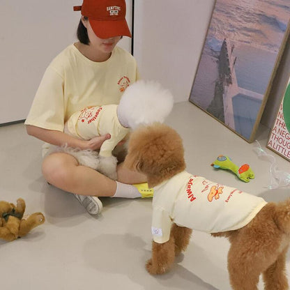 *In stock* U&amp;PET TOGETHER short-sleeved T-shirt (furry kid style) 