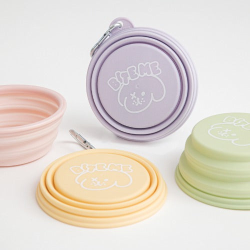 *In stock* BITE ME - NEW Foldable Travel Bowl - pastel (4 colors) 