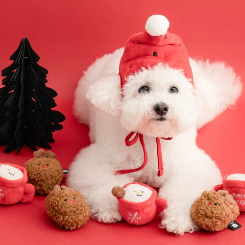 BITE ME - Christmas Friends Toy - Hot chocolate & Slipper