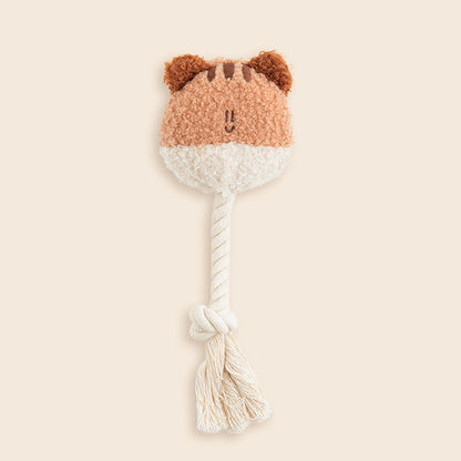 BonBon Green - Furry Friends Rope Tug Toy
