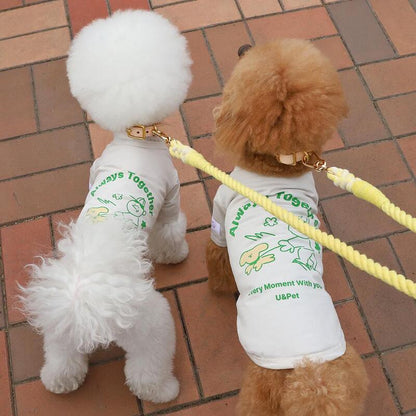 *In stock* U&amp;PET TOGETHER short-sleeved T-shirt (furry kid style) 