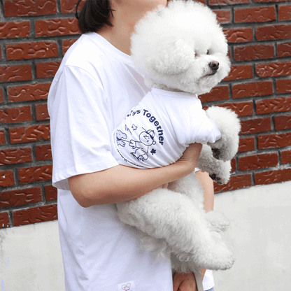 *In stock* U&amp;PET TOGETHER short-sleeved T-shirt (furry kid style) 
