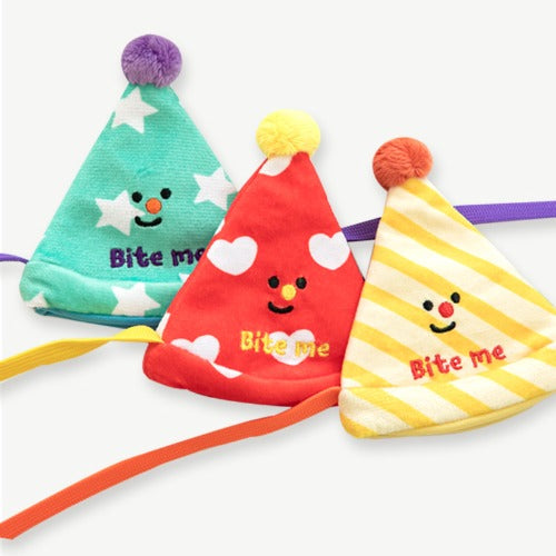 BITE ME - Party Series - Happy Party Hat Dog Toy Set