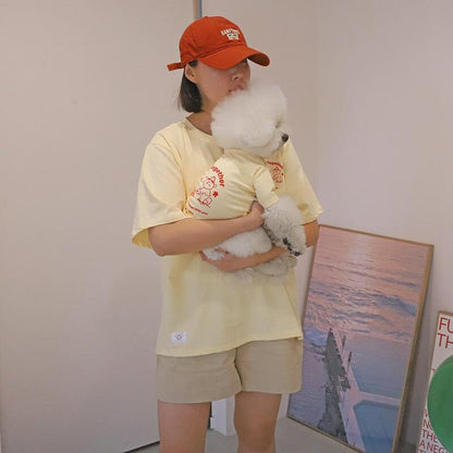 *In stock* U&amp;PET TOGETHER short-sleeved T-shirt (furry kid style) 