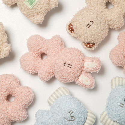 BonBon Green - Furry Friends Rattle Toy