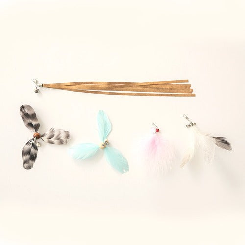 BITE ME - Cat Fishing Toy Refill Set [Feather]