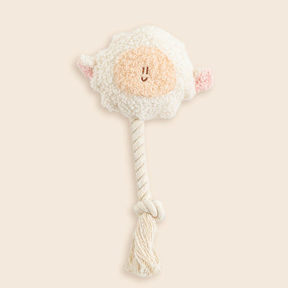 BonBon Green - Furry Friends Rope Tug Toy