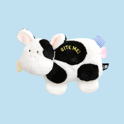 BITE ME - Stubby Friends Toy - Giraffe / Cow 