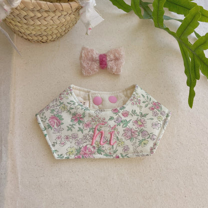 HUG ME MORE - 訂製名字款 FLORAL NAME CAPE