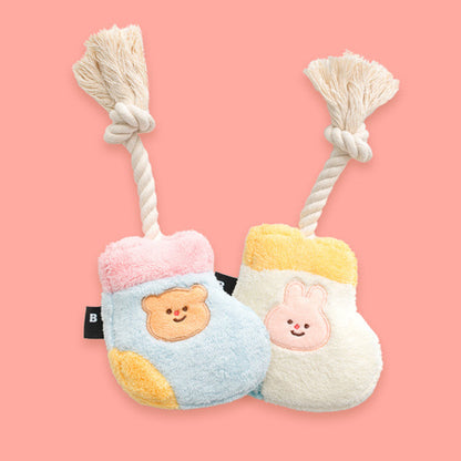 BITE ME - Socks Rope Toy - Rabbit / Bear