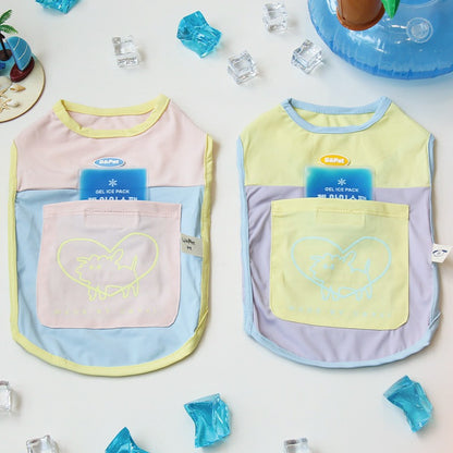 U&amp;PET - Ice pack luminous cooling vest in hot summer 
