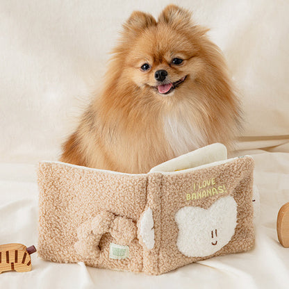 BonBon Green - Fluffy Snuffy Nosework Book Toy - Monkey